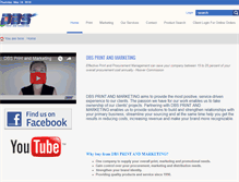 Tablet Screenshot of dbsprintmarketing.com